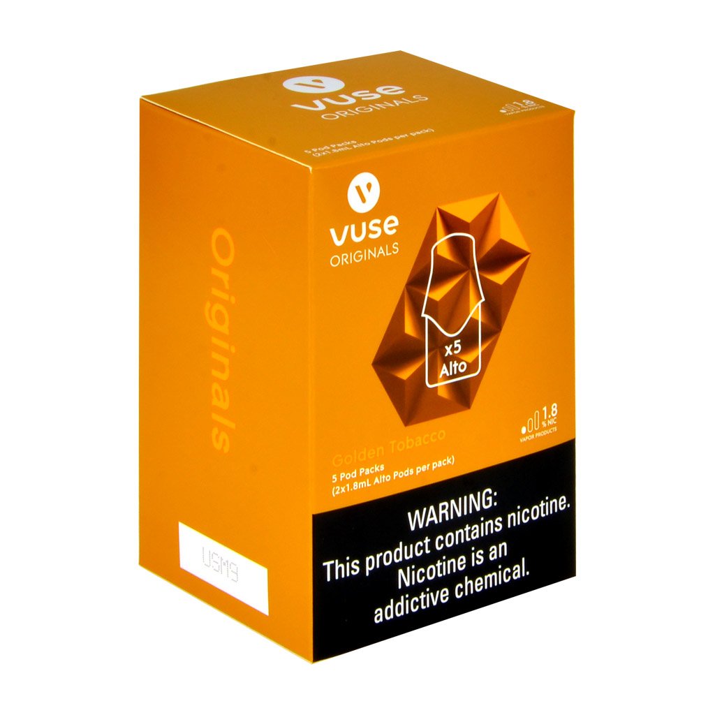 vuse pods golden tobacco Vuse Alto Pod X1, Golden Tobacco, 5.0% Nic