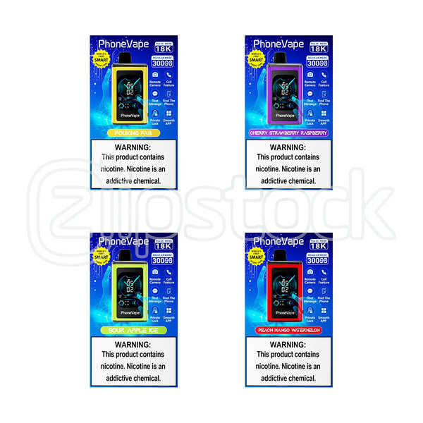 jnr vape phone JNR Phone Vape 30k Puffs 30000 - Strawberry Ice main image 0