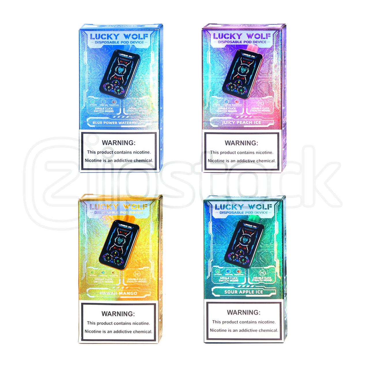 switch vape battery Sigelei Snow Wolf VV/VW 200W Box Mod with Temperature Control-White