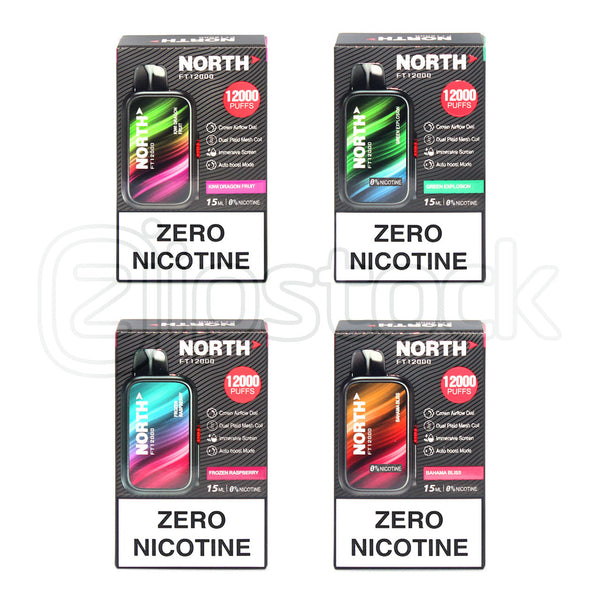 North FT12000 Vape ZERO Nicotine | Nicotine FREE Vape Zistock North FT12000 Vape ZERO Nicotine | Nicotine FREE Vape Zistock