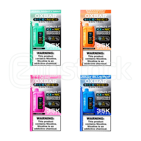 OXBAR Pod Ice Nicotine Control 35000 Vape Zistock OXBAR Pod Ice Nicotine Control 35000 Vape Zistock