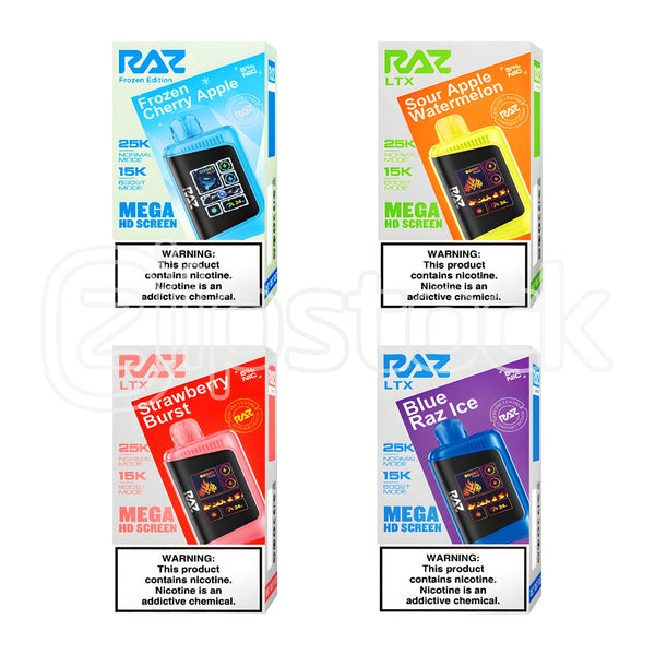 RAZ LTX Vape 25000 Puffs Disposable Flavored eCigs Online Zistock RAZ LTX Vape 25000 Puffs Disposable Flavored eCigs Online Zistock