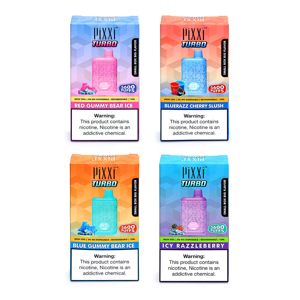 Pixxi TURBO 5600 Disposable Vape | Recharge eCigs by PIXXI – Ziip Stock