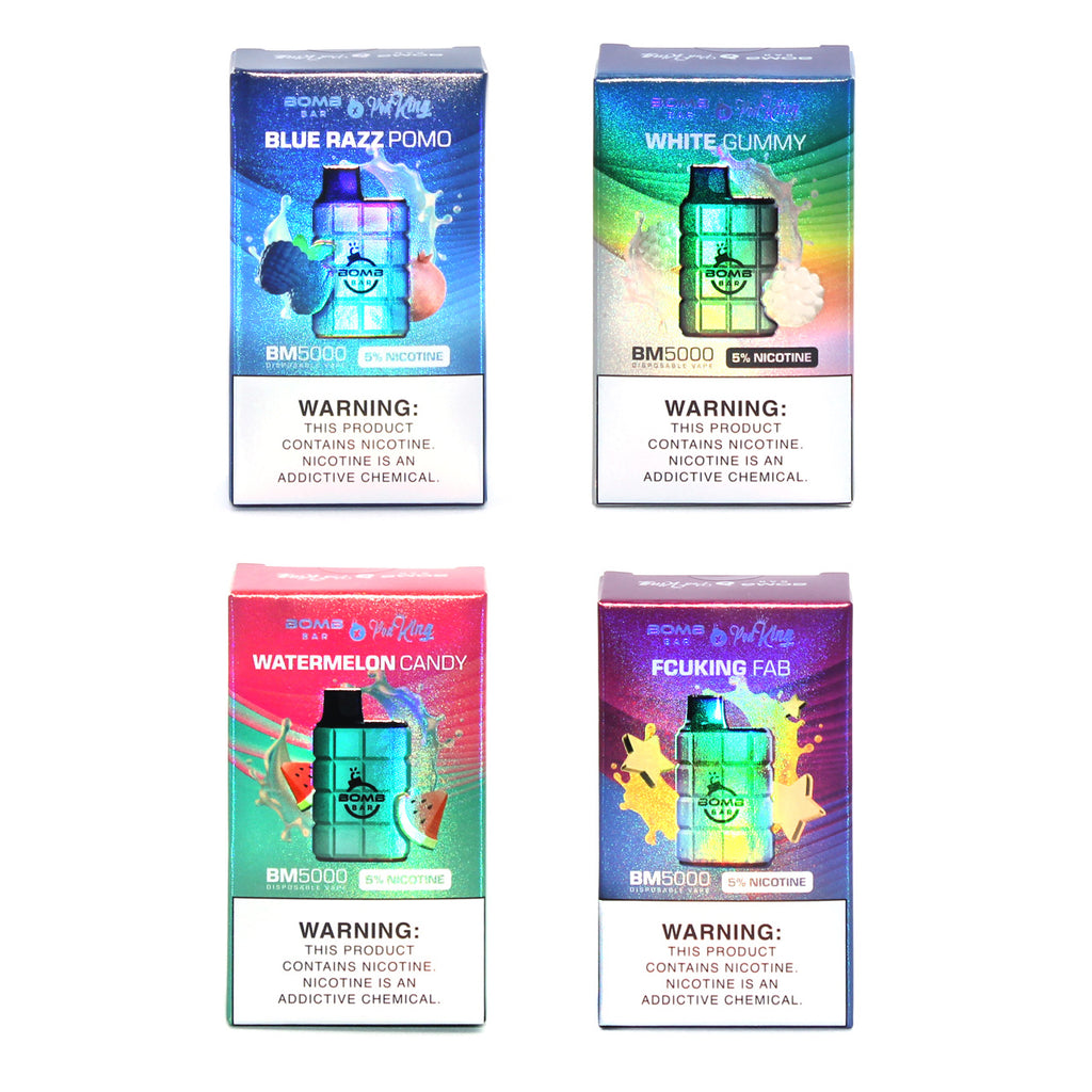 Bomb Bar Pod King BM5000 Vape Flavors eCig Online Ziip Stock