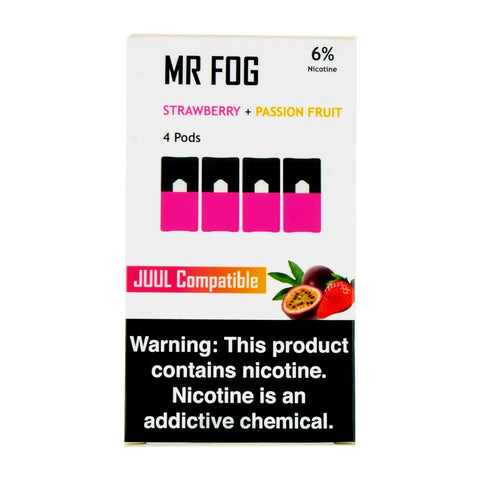 Mr Fog Strawberry + Passion Fruit 4 Pods