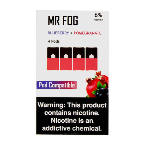 Mr Fog Blueberry + Pomegranate Pods