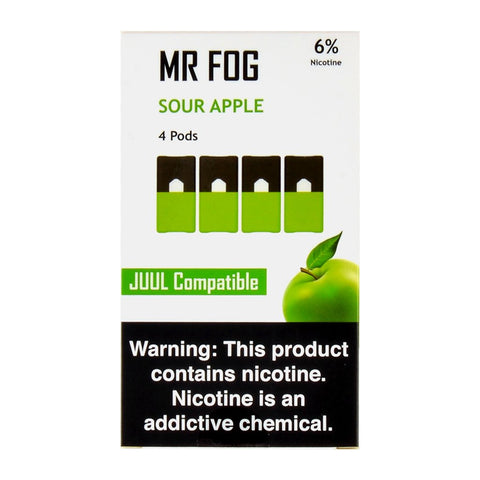 Mr Fog Sour Apple 4 Pods