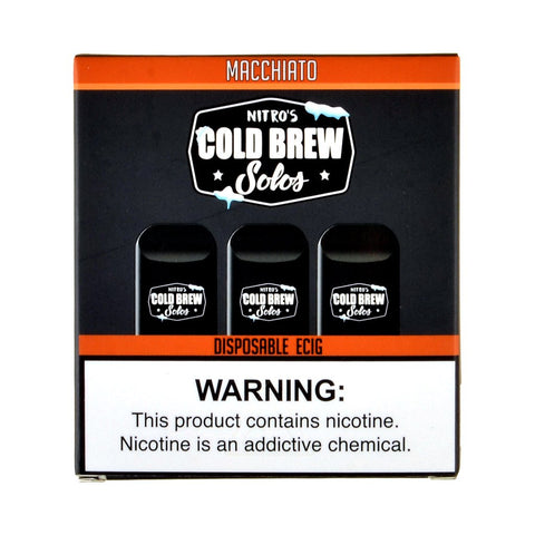 Nitro's Cold Brew Solos Macchiato Disposable E-Cig