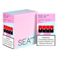 Sea 100 Raspberry Menthol 4 Pods