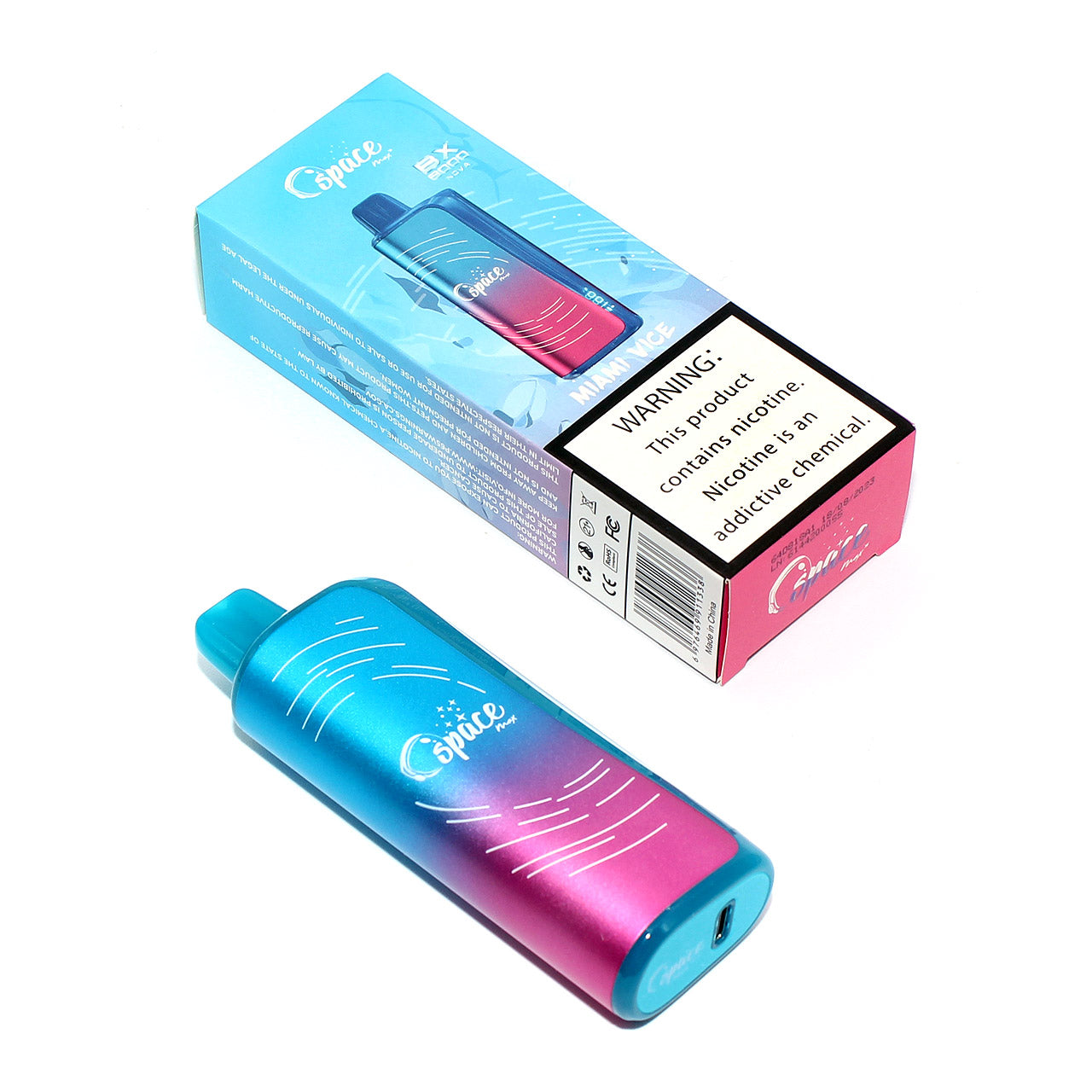 Space Max BX8000 Disposable Vape - 8000 Puffs, 15mL E-Liquid, Mesh