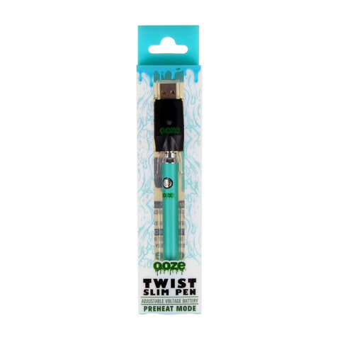 Ooze Teal Slim Pen Twist Battery