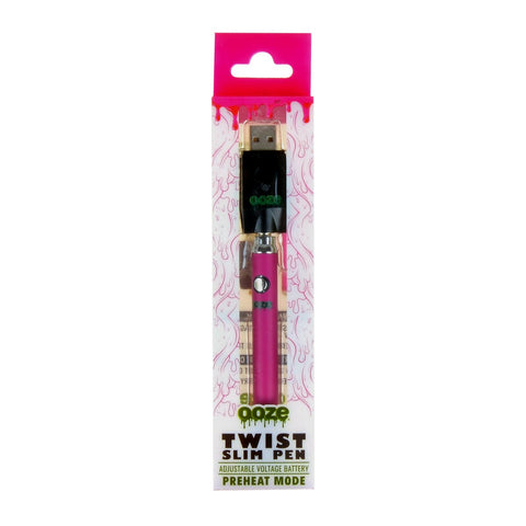Ooze Pink Slim Pen Twist Battery